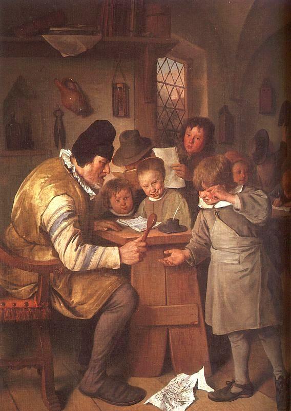 Jan Steen The Schoolmaster France oil painting art